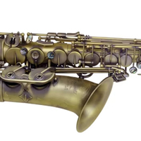 Saxophone alto P. Mauriat Bronze bB, corps en laiton, surface laquée or, installation facile, instrument à vent, système Eb - 76(II)ADK