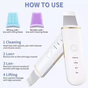 เครื่องทำความสะอาดผิวหน้าแบบสั่นสะเทือน รุ่น Esptula Ultrasnica สำหรับขจัดสิ่งสกปรกในรูขุมขน  ที่ขูดผิวหน้า  ทำจากสแตนเลส - Product Image 5
