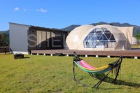 Hôtel de luxe préfabriqué Stargazing Safari Pvc Glamping Igloo Dôme Tente
