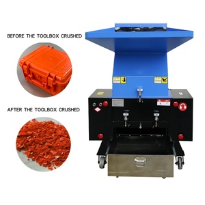 เครื่องทำลายขวดพลาสติก PET เครื่องฉีกอุตสาหกรรมแบบอัตโนมัติทำจาก PVC PE PP เป็นมิตรต่อสิ่งแวดล้อม - Product Image 2