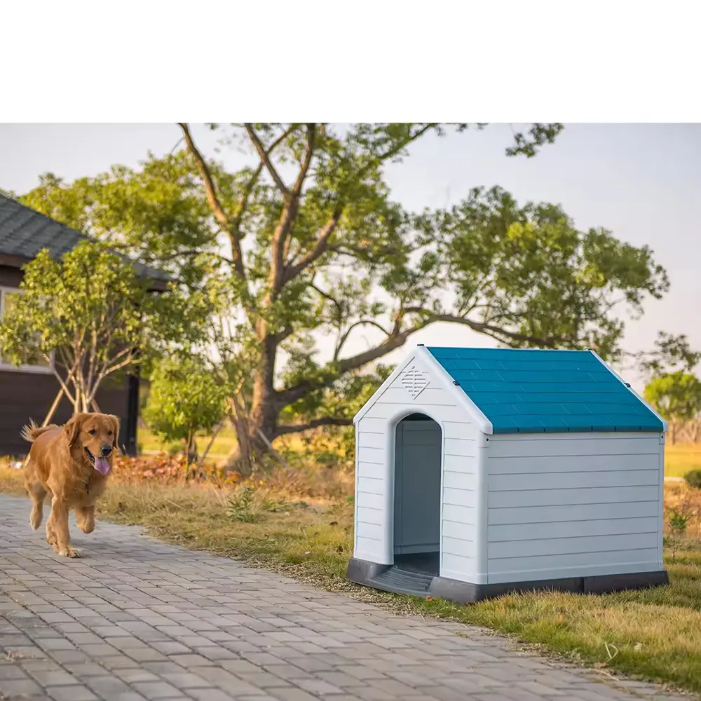 Wholesale Outdoor Plastic Pet Cat Dog Kennel House