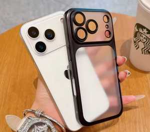 Ốp điện thoại <span class=keywords><strong>iPhone</strong></span> 17 ProMax mạ điện mờ nguyên bản, mỏng nhẹ, chống sốc, bảo vệ camera, thiết kế đơn giản, phong cách INS - Product Image 6