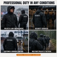 Fabricant OEM ODM – Vêtements de travail personnalisés, imperméables, respirants, avec coutures scellées, coupe-vent, à capuche, pour l'extérieur
