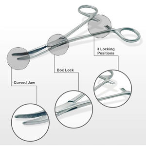 Pinzas Hemostáticas Curvas de Acero Inoxidable para Cirugía, Pinzas Mosquito para Arterias, Pinzas Crile para Arterias, Instrumentos Médicos Quirúrgicos al por Mayor - Product Image 4