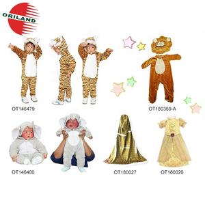 Promocional personalizado niños mono de bebé mameluco traje de franela de <span class=keywords><strong>tigre</strong></span> animal de una pieza Pijamas - Product Image 3