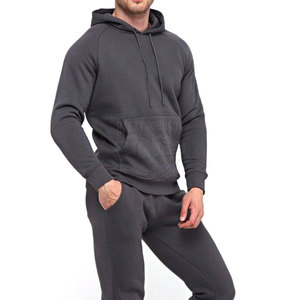 Quick Dry Lightweight Polyester/Cotton Training Wear Set Hot Selling Fashionable Regular Fit Hooded Casual <b>Tracksuits</b> For Winter - Product Image 5