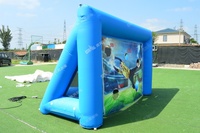 PVC Gonflable Football Shootout Sports de Plein Air Football Kick Jeu Cible Football Shoot Out Gonflable Football Tir Porte