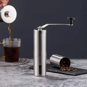Hướng dẫn sử dụng máy xay cà phê, thép không gỉ Máy xay cà phê hạt, có thể điều chỉnh gốm hình nón Burr Máy xay cà phê