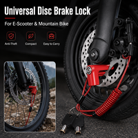 Verrou de frein à disque pour scooter électrique, antivol, avec câble de rappel, 2 clés pour M365 Pro, vélo, moto