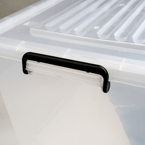Phong Cách Mới Hộ Gia Đình 70l Không Thấm Nước Rõ Ràng Stackable Hộp Lưu Trữ Nhựa - Product Image 3