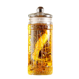 Bouteille infuseur en verre épaissi avec robinet, capacité 5-10 Jin, pot hermétique domestique pour vin de ginseng et liqueur médicinale - Product Image 5