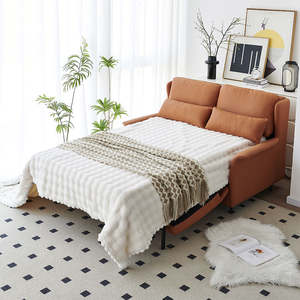 Canapé-lit en tissu escamotable avec <span class=keywords><strong>matelas</strong></span> synthétique remplaçable, lit multifonctionnel <span class=keywords><strong>pour</strong></span> salon et grand magasin - Product Image 6