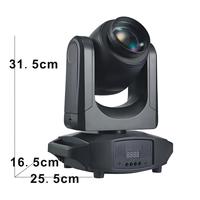 Luz Móvil LED de 120W para Escenario, IP33, 10 Gobos, 8 Colores, DMX512, Activación por Sonido, Control Automático, Regulable, Voltaje Universal