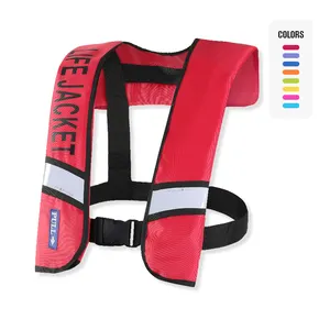 Water Safety Rescue Equipment Manual Automatic Self-lifesaving Inflatable Life Jacket For Swimming Boating Adult