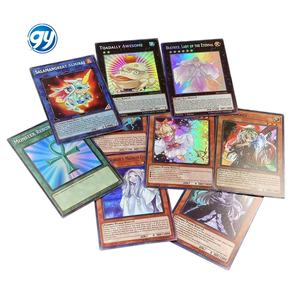 100 pièces/ensemble <span class=keywords><strong>Yu</strong></span> <span class=keywords><strong>Gi</strong></span> <span class=keywords><strong>Oh</strong></span> jeu de cartes yeux bleus magicien foncé jeu de cartes brillant Collection enfants cadeau - Product Image 2