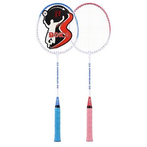 Raqueta de Bádminton Original <span class=keywords><strong>Boca</strong></span>, Competición, Amateur, Juvenil, Ferroaleación, Dureza Moderada, Resistente, Juego Especial, Juego de Dos Raquetas - Product Image 1