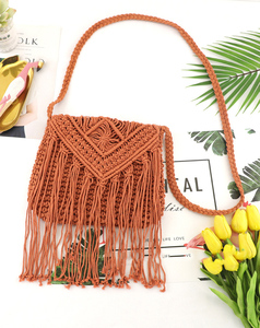 Bolsos <span class=keywords><strong>de</strong></span> Macramé al por Mayor, Bolsos Cruzados, Bolsos <span class=keywords><strong>de</strong></span> Playa, Bolsos <span class=keywords><strong>de</strong></span> Cuerda Hechos a Mano - Product Image 5