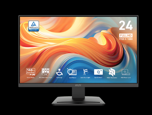 จอภาพ LCD ขนาด 27 นิ้ว ความละเอียด 3840 x 2160 จอไวด์สกรีน เวลาตอบสนอง 4 มิลลิวินาที หน้าจอสีดำ สำหรับเล่นเกมส์และใช้งานสำนักงาน M-S-I PRO MP243L E14 - Product Image 4