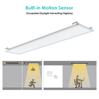 Panneau lumineux commercial de vente chaude 2x2 1x4 2x4 LED éclairage à écran plat 3000K 5000K CCT luminaire LED de haute qualité sélectionnable