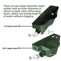Kit d'irrigation goutte à goutte mural pour jardin, système d'arrosage pour balcon, jardinière, accessoires en plastique avec minuterie, intérieur/extérieur, 1 mètre carré, 8-10