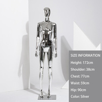 Mannequin en plastique corps entier homme/femme pour vitrine de magasin de vêtements, centre commercial et présentation en magasin