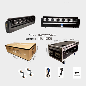 6 mắt <span class=keywords><strong>RGB</strong></span> Laser Bar hiệu ứng sân khấu ánh sáng di chuyển đầu chiếu đồ đạc với <span class=keywords><strong>DMX</strong></span> Chế độ âm thanh cho DJ Disco Đảng sự kiện - Product Image 4