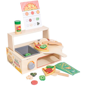 Juego <span class=keywords><strong>de</strong></span> Cocina <span class=keywords><strong>de</strong></span> Juguete <span class=keywords><strong>de</strong></span> <span class=keywords><strong>Madera</strong></span> para Niños, Horno <span class=keywords><strong>de</strong></span> Pizza, Cortador <span class=keywords><strong>de</strong></span> Pizza, Ingredientes, Juego Educativo <span class=keywords><strong>de</strong></span> Roles para Niños y Niñas - Product Image 1