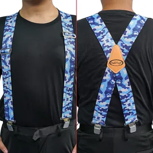 Suspenders MELOTOUGH Suspenders 2 Inch Wide Suspenders Full Elastic X Back Suspender With Snap Hooks