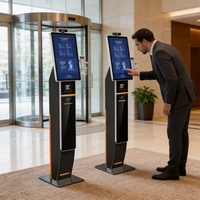 Borne interactive tactile de paiement et d'information pour le commerce de détail