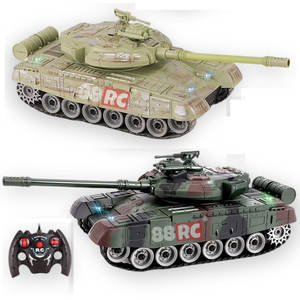88RC DH666-61C Simulation <span class=keywords><strong>T90</strong></span> Militaire Rc Réservoir 2.4g 5 Canaux Télécommande Crawler Stunt Rc Réservoir, 360 Degrés Rotation Rc Réservoir - Product Image 1