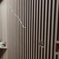 KASARO Panneaux muraux et de plafond insonorisants en bois, panneaux acoustiques en MDF pour la décoration d'hôtels, vente chaude