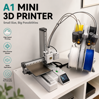 Impresora 3D Original Bamboolab A1 Mini Combo, Impresora FDM de Escritorio para el Hogar, Nivelación Totalmente Automática, Multicolor, Alta Velocidad