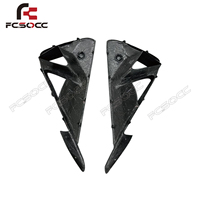 Conduits d'air avant en fibre de carbone pour BMW Série 2 G42 Sports M240 2 portes 2022+ Accessoire extérieur de voiture