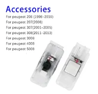Lumière de logo de porte de voiture à LED pour Peugeot 206 207 307 308 3008 4008 5008 RCZ, projecteur laser, lumière fantôme, accessoire automobile