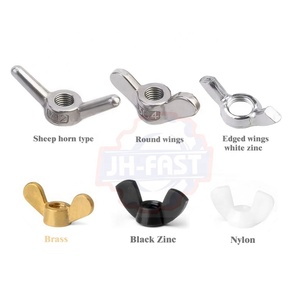 Nhà Máy Giá DIN 315 thép không gỉ cánh M3-M8 hạt mạ kẽm vòng đầu cánh hạt cho khai thác mỏ Kích cỡ có sẵn M6 cánh <span class=keywords><strong>NUT</strong></span> - Product Image 1