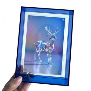Transparent Acrylic Photo <b>Frame</b> & Display Rack FA03 (A4/<b>A5</b>/A6 Sizes) for Apparel Food Candy Advertising Posters - Product Image 1