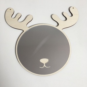 Espejo Decorativo de Pared de Madera y Acrílico con Diseño Nórdico Costero Art <span class=keywords><strong>Deco</strong></span> para Habitación Infantil de Navidad - Product Image 3
