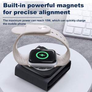 Chargeur sans fil multifonction portable pliable de haute qualité 15W pour téléphone portable - Product Image 3