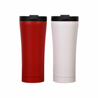 Taza Térmica de Acero Inoxidable 304 de Doble Pared de 16 oz con Impresiones Personalizadas, Taza de Café de Doble Pared, Taza para Camping