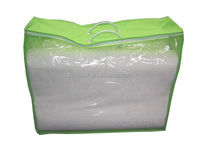 Sac à fermeture éclair en PVC transparent de haute qualité Texpack OEM pour l'emballage des oreillers et des draps