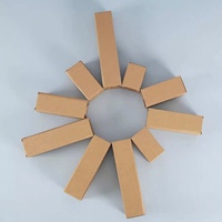 Vente directe du fabricant, petite boîte rectangulaire en carton ondulé pour cosmétiques et bijoux, impression de logo personnalisée écologique