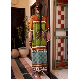 Abito a maniche lunghe stampato da donna |   Abito casual a taglio dritto con scollo rotondo <span class=keywords><strong>per</strong></span> <span class=keywords><strong>tutti</strong></span> i giorni, l'ufficio e il tempo libero - Product Image 6