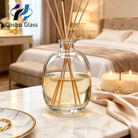 Bouteille diffuseur de parfum d'ambiance en verre décoratif OEM ODM 100 ml vide avec boîte – Bouteille diffuseur unique