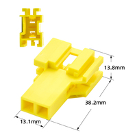Connecteurs de réparation de faisceau de câblage automobile 2 broches en laiton 10A mâle/femelle Vert Noir Bleu Jaune pour connexions de fils