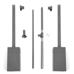 Folding <b>clothes</b> <b>rail</b> for wardrobe, optimal series graphite, 600-830mm - Product Image 3