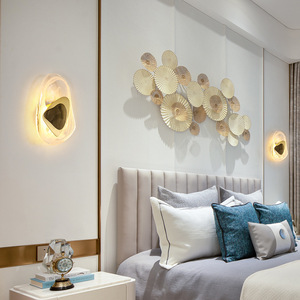 Postmodern Luxury Crystal <b>Wall</b> Lamp for Living Room Simple Creative Decorative Accent in Bedroom <b>Bedside</b> Staircase Hallway - Product Image 1