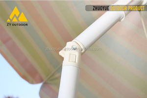 Производители персонализированные OEM винтажные UPF50 + ветрозащитный наклон солнцезащитный пляжный зонт - Product Image 6