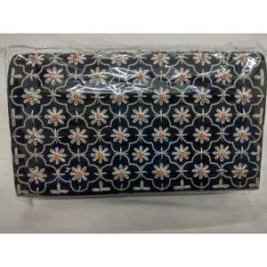 2025, el mejor bolso de mano de lona de lujo para mujer con cremallera, bordado Zari a la moda, piedras semipreciosas, cadena de perlas con cuentas - Product Image 5