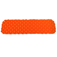 Matelas de camping gonflable ultraléger avec cellules d'air hexagonales en nid d'abeille, en nylon TPU imperméable, avec sac de pompe