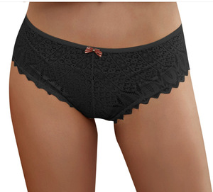 Slip da <span class=keywords><strong>Donna</strong></span> a Vita Media Sexy di Alta Gamma in <span class=keywords><strong>Pizzo</strong></span> con Fiocco e Laccetti Incrociati in Offerta Speciale - Product Image 6